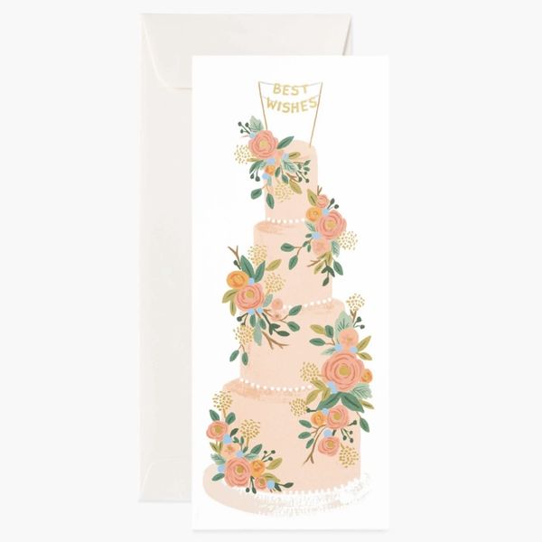 Kort Tall Wedding Cake 10*23,5cm