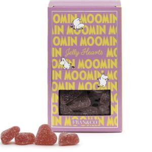 Hovedbilde Moomin – gel&eacute;hjerter med bringeb&aelig;rsmak