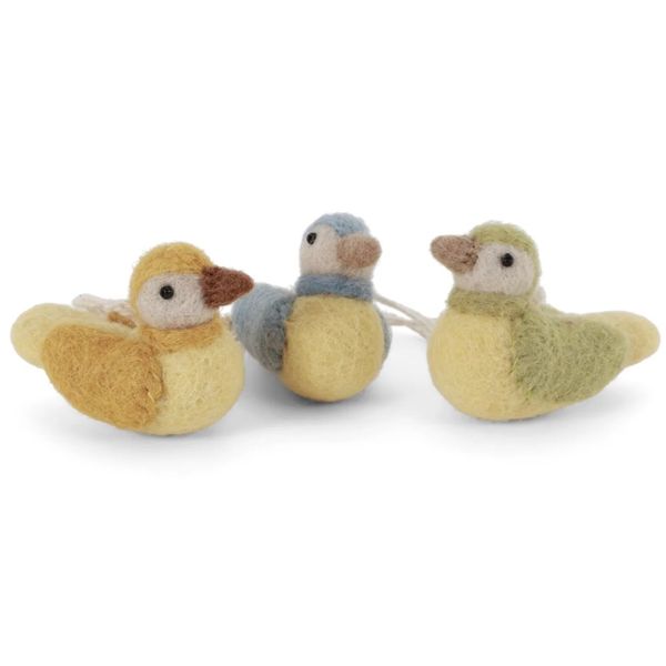 Små gule spurver 5,5 cm - 3stk