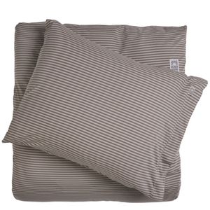 Hovedbilde Stripy dynetrekk coffee/greige (putevar selges ...