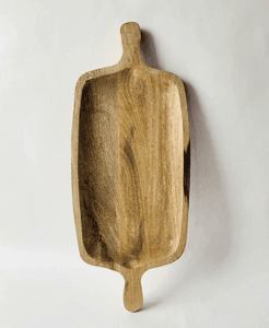 Bilde av Trefat med to hanker 61×26 cm