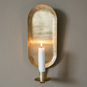 Hovedbilde Vegglykt i messingfinish 30cm