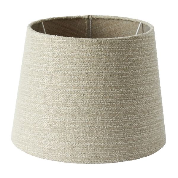 Lampeskjerm Classic Round 27cm - Boucle beige