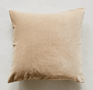 Hovedbilde Putetrekk velur 50×50cm - nude rosa
