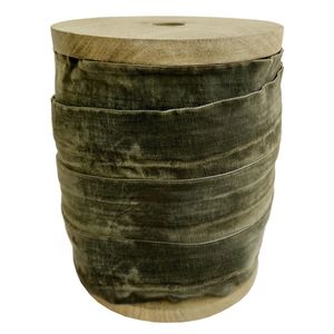 Hovedbilde Velourb&aring;nd oliven 5cm bredde (pr. meter)