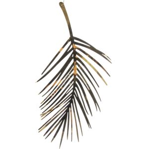 Hovedbilde Palmeblad i gullfarget metall 40cm