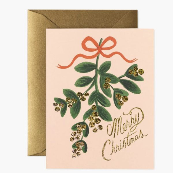 Kort Mistletoe Christmas 11*14cm